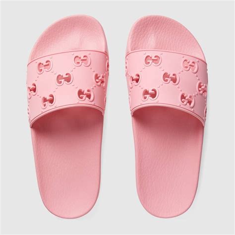 rubber gucci flip flops women|women gucci slides size 11.